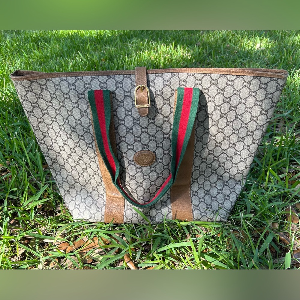 Gucci Plus Monogram Tote Bag